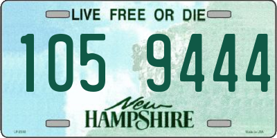 NH license plate 1059444