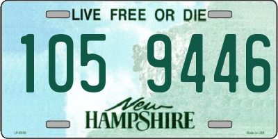 NH license plate 1059446