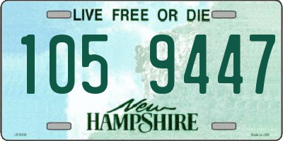 NH license plate 1059447