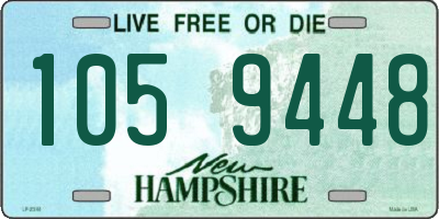 NH license plate 1059448