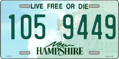 NH license plate 1059449