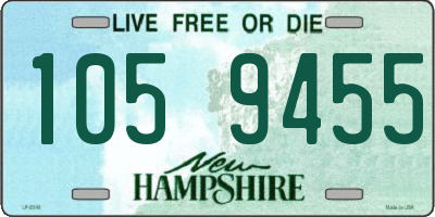 NH license plate 1059455