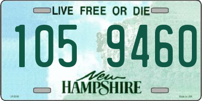 NH license plate 1059460