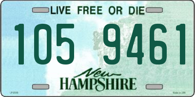 NH license plate 1059461