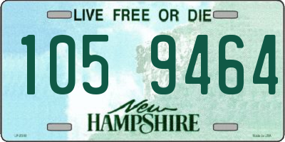 NH license plate 1059464