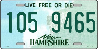 NH license plate 1059465