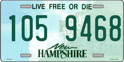 NH license plate 1059468