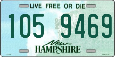 NH license plate 1059469