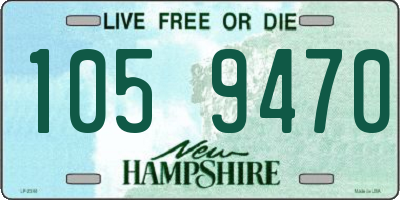 NH license plate 1059470