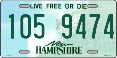 NH license plate 1059474