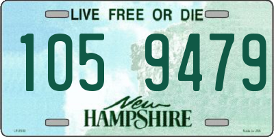 NH license plate 1059479