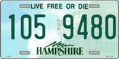 NH license plate 1059480