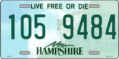 NH license plate 1059484