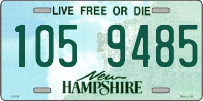 NH license plate 1059485