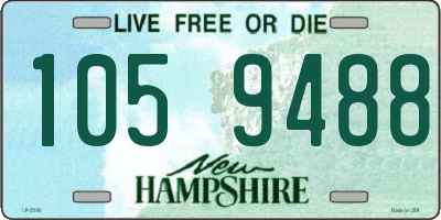 NH license plate 1059488
