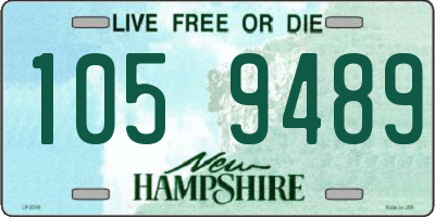 NH license plate 1059489