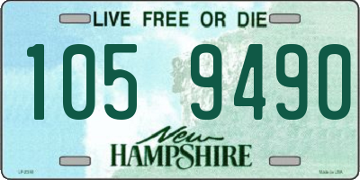 NH license plate 1059490