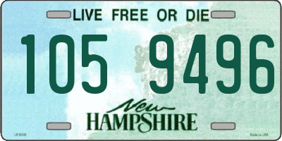 NH license plate 1059496