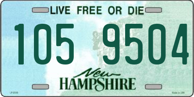 NH license plate 1059504