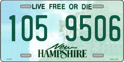 NH license plate 1059506