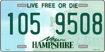 NH license plate 1059508