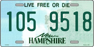 NH license plate 1059518