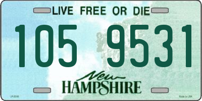 NH license plate 1059531