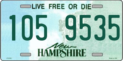 NH license plate 1059535