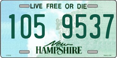 NH license plate 1059537
