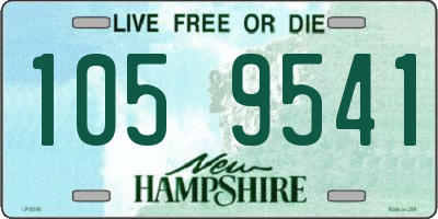 NH license plate 1059541