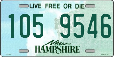 NH license plate 1059546