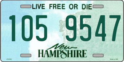 NH license plate 1059547