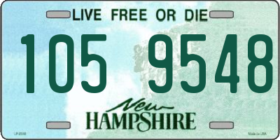 NH license plate 1059548