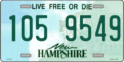 NH license plate 1059549