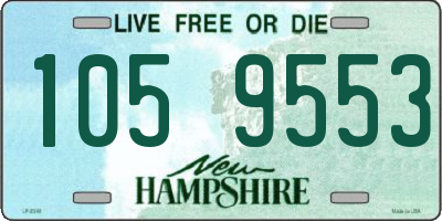 NH license plate 1059553