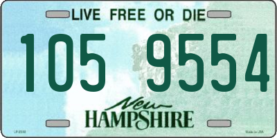 NH license plate 1059554