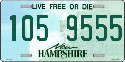 NH license plate 1059555
