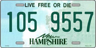 NH license plate 1059557