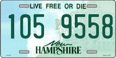 NH license plate 1059558