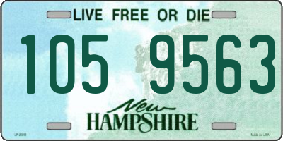 NH license plate 1059563