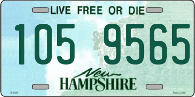 NH license plate 1059565