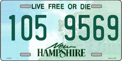 NH license plate 1059569