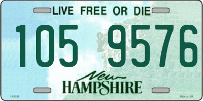 NH license plate 1059576