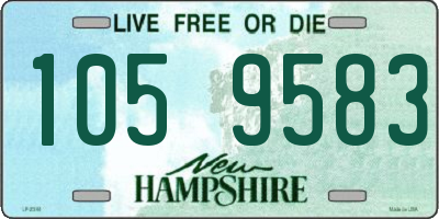 NH license plate 1059583
