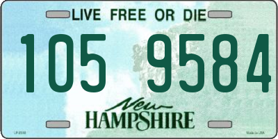 NH license plate 1059584
