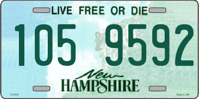 NH license plate 1059592