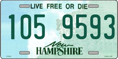 NH license plate 1059593