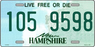 NH license plate 1059598