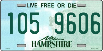 NH license plate 1059606