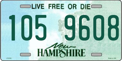 NH license plate 1059608